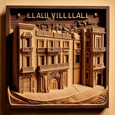 3D model Valletta in Malta (STL)